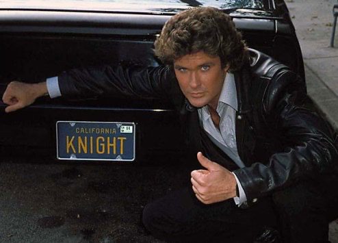 Knight Rider KITT Licence Plate