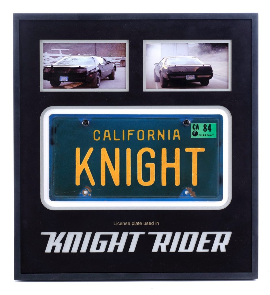 Knight Rider KITT Licence Plate